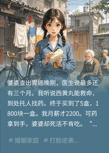 我啃馒头救婆婆，小舅却卖假药，反手让他跪地求饶封面