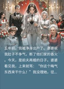 婆婆骂我不能生，五年后我带龙凤胎，炸翻前夫婚礼现场封面